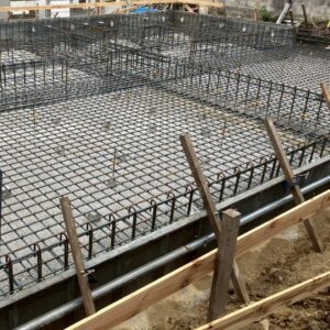 新築現場レポート　基礎着工