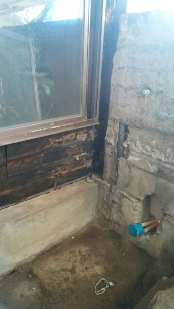 浴室の耐震改修工事スタート